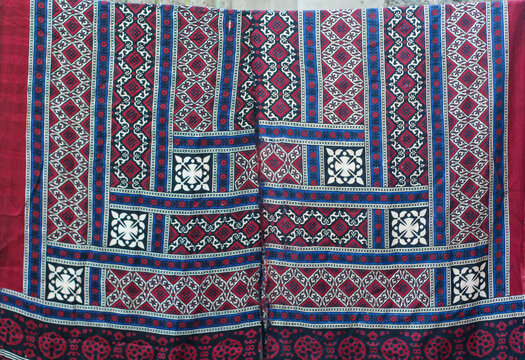 Sindhi traditional Ajrak, shawl 