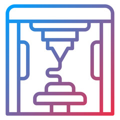 3D Printing Icon Style
