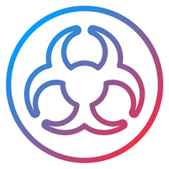 Biohazard Icon Style