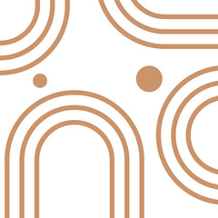 Obraz premium Boho Geometric Line