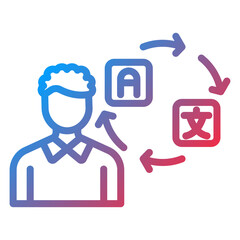 Freelance Translator Icon Style