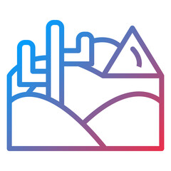 Obraz premium Desert Icon Style