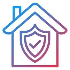 Home Security Icon Style