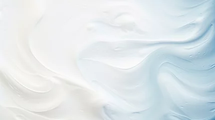 Foto op Plexiglas Creamy light blue texture with soft waves © red_orange_stock