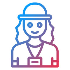 Tour Guide Icon Style