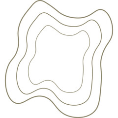 Abstract Blob Line