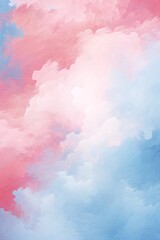 An incredible abstract background of clouds resembling a watercolor painting with many colors in pastel shades