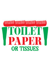 toilet paper or tissues