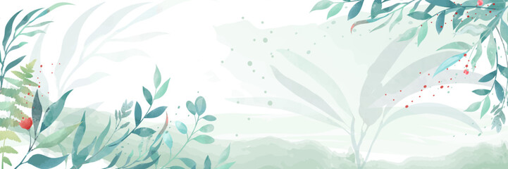 Abstract beautiful watercolor background for invitation cards