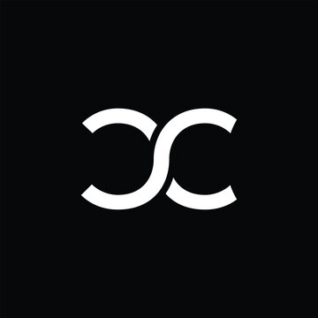 Creative Modern Minimalist CC Logo Design. Usable for Business Logo. Flat Vector Logo Design Template
