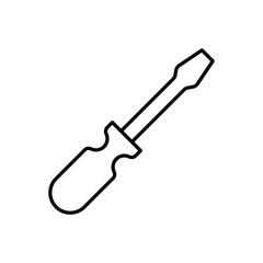 Screwdriver icon design, illustration design