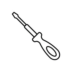 Screwdriver icon design, illustration design
