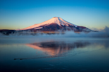 Mt.Fuji with Lake Yamanaka, Yamanashi, Japan - 657473183