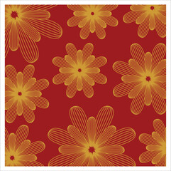 Vector leaves botanical modern, art deco wallpaper background. Line design for interior design, textile patterns, textures, posters, package, wrappers, gifts etc. Eps 10