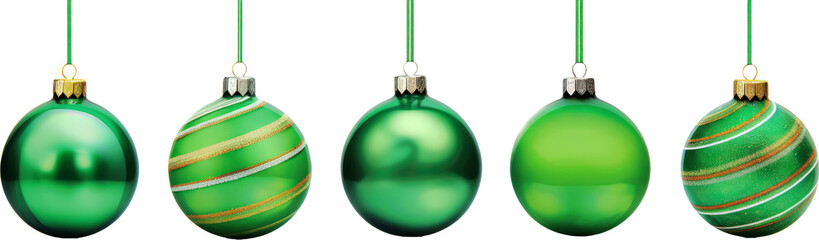 Christmas Balls Transparent Background PNG Clipart - obrazy, fototapety, plakaty