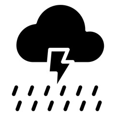 Solid Rain Lightning icon