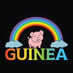 Pig t-shirt design, Pig typography, Pig related quotes elements
