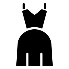 Solid Wedding dress icon