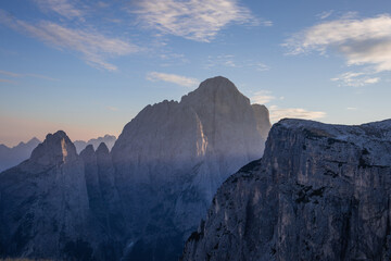 Dolomiti - Tramonto al Bivacco Bedin (Agordo)