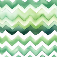 Green zigzag seamless pattern