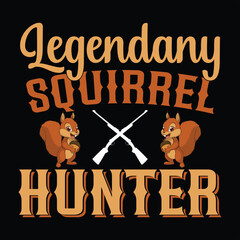 Squirrel t-shirt design, Squirrel typography, Squirrel related quotes elements

