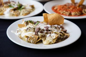 chilaquiles con arrachera