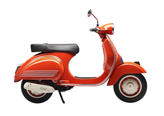 Foto op Plexiglas Scooter Old scooter isolated
