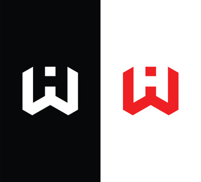 Letter WH Logo Design