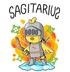 Zodiac logo sagitarius illustration,For wall decorations, t-shirt screen printing, application cards and so on. 