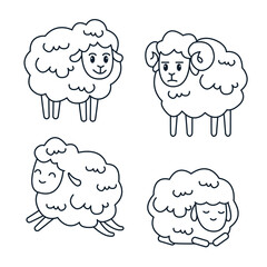 set of sheep