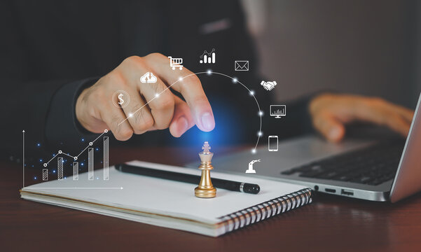 Big Data Technology for Business Finance Analytic Concept. Modern graphic interface shows massive information of business sale report, profit chart and stock market trends analysis on screen monitor.
 - Powered by Adobe