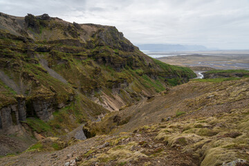 Múlagljúfur Canyon and Waterfalls in Iceland