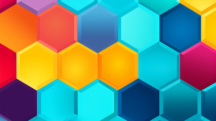 2d illustration colourful heart elements seamless pattern