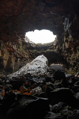 Raufarhólshellir Lava Tunnel in Iceland