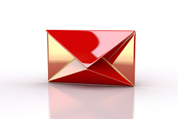 envelope with red ribbon