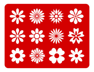 ikona symbolu kwiatu, ilustracja wektorowa © robert6666