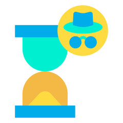 Flat Hacker Time icon