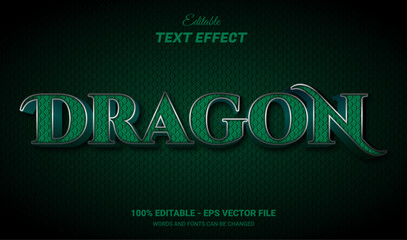 Dragon editable text effect