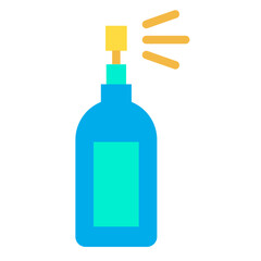 Flat Spray paint icon