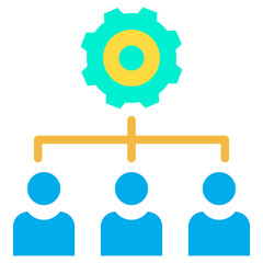 Flat Man Customer Structure icon