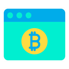 Flat Real estate Web icon