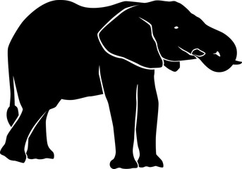 elephant africa silhouette