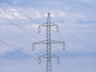 Obraz premium high power lines