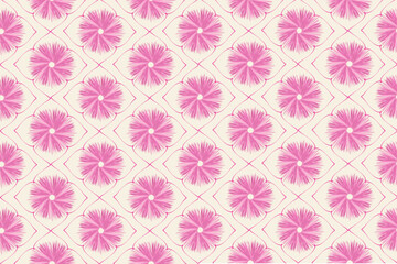 Ikat floral paisley embroidery on pattern traditional.Aztec style abstract vector illustration.design for texture,fabric,clothing,wrapping,decoration.