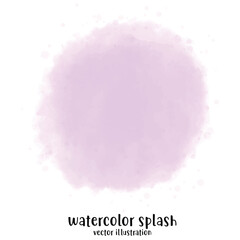 Obraz premium Watercolor splash, Watercolor, vector illustration