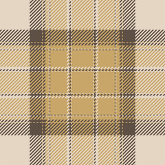 Plaid check pattern. Seamless fabric texture. Tartan textile print.