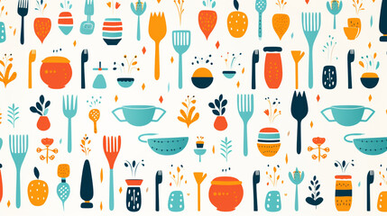  coffee and dessert. Colorful detailed, with lots of objects. Hand-drawn illustration isolated on white background. Perfect food menu, concept for cafe, restaurant element