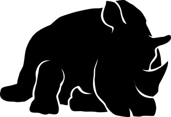 rhino silhouette
