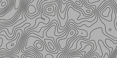 Topographic Background Lines. Seamless Pattern with Lines