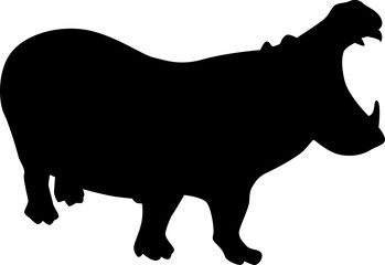 hippo silhouette
